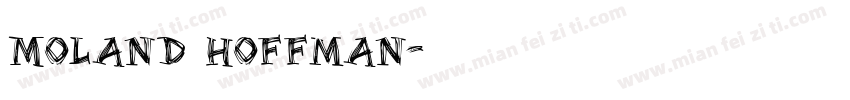 Moland Hoffman字体转换